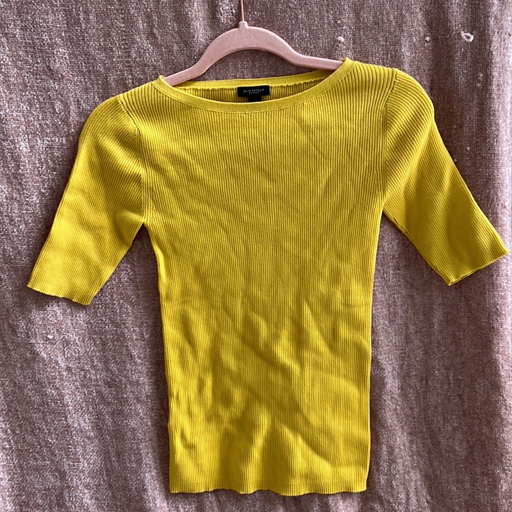 Ann Taylor Factory Tops | Color: Yellow | Size: XS